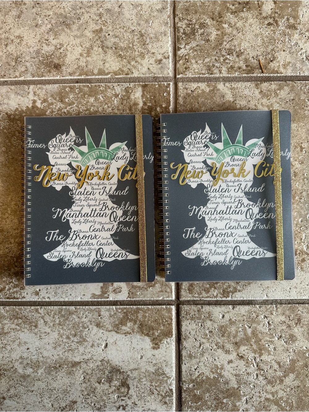 Set of 2 Disney Store NYC New York Notebooks - New